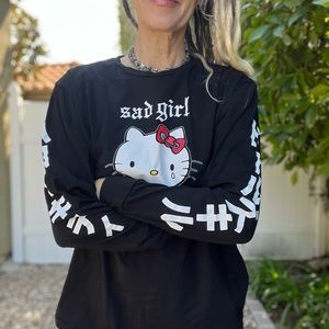 Dollskill hello kitty long sleeve shirt